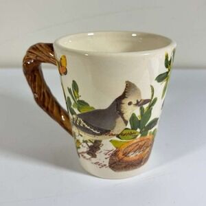 Birds‎ in a nest ceramic 5 1/2 inch mud pie mug
